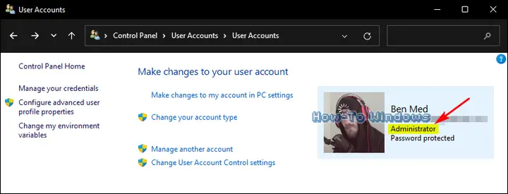 How to make sure you have Administrator Privileges, and you're signed in with an Administrator account in Windows 11.