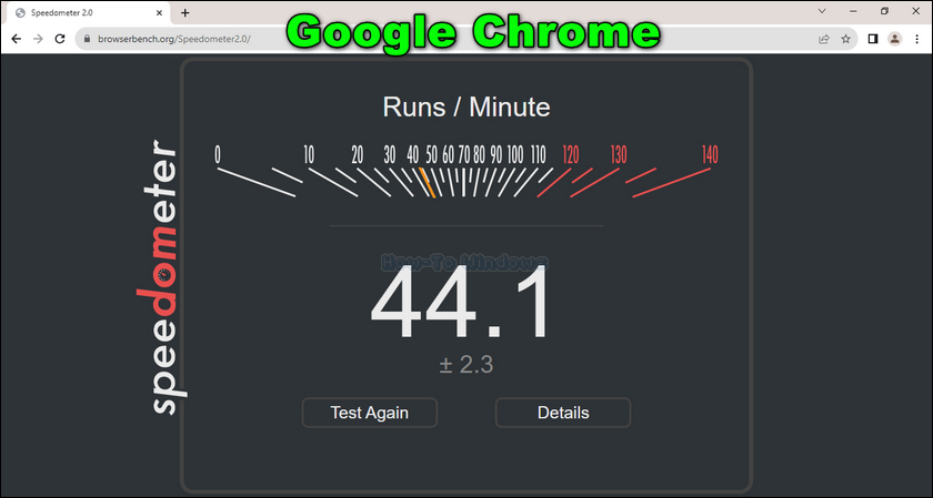 Chrome Speedometer