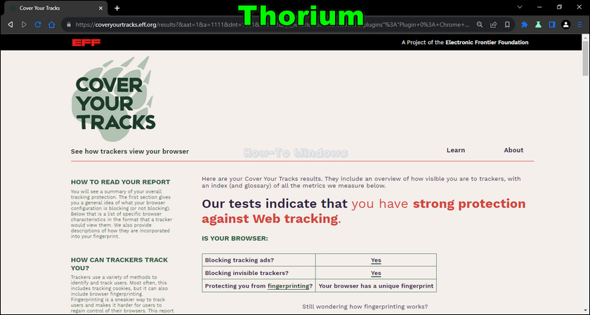 Thorium Cover Your Tracks