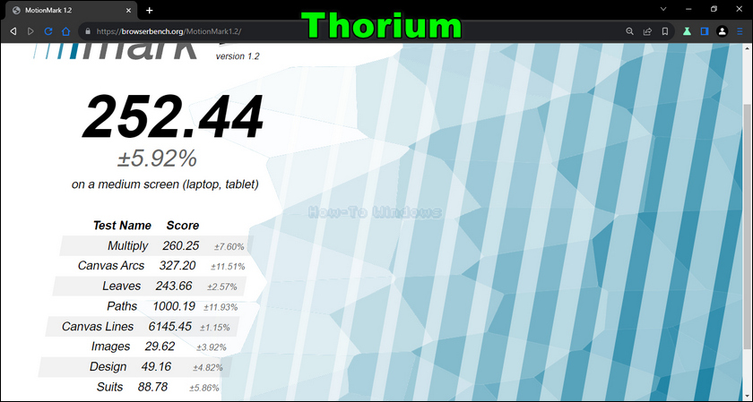 Thorium MotionMark