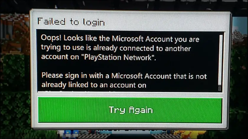 Oops! Looks like the Microsoft Account you are trying to use is already connected