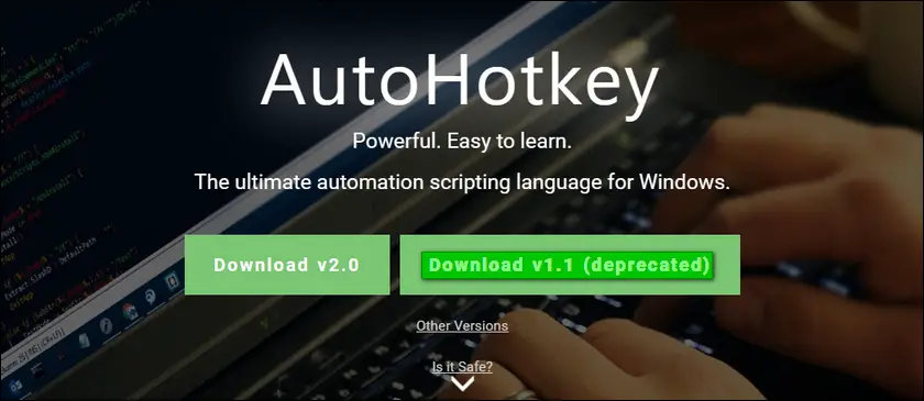 Download AutoHotkey